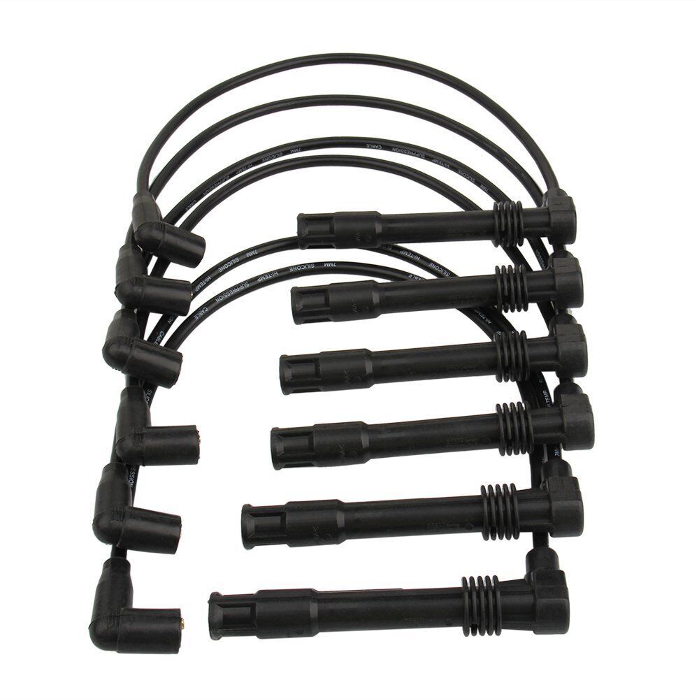 6PCS Ignition Spark Plug Wire Cable for Audi for A6 Quattro 2001 Avant 2.8 250079696 Q
