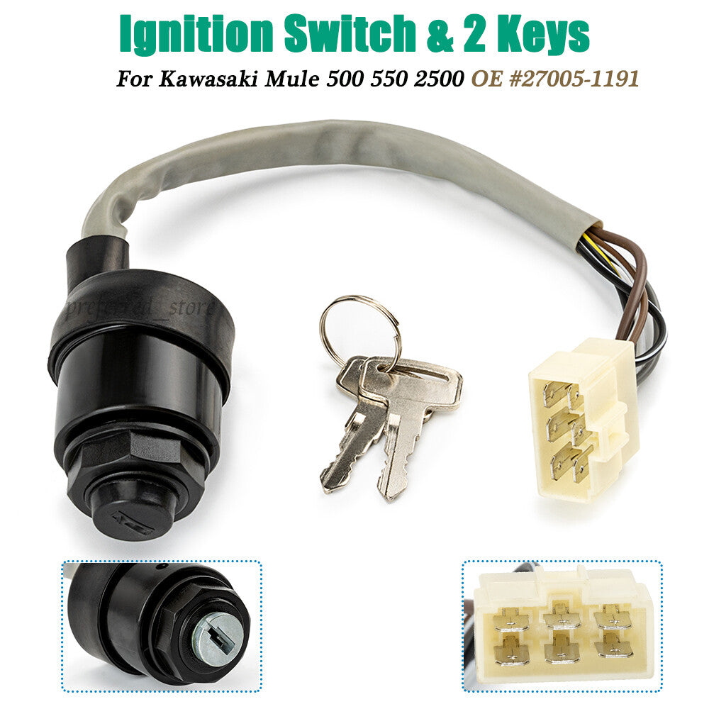 Spark switch and key 27005-1146 for Mule 500 550 2500 2510 2520 2010- v