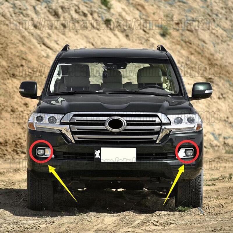 for Toyota for Land Cruiser LC200 2016-2021 2PCS LED Front Bumper Fog Lights Lamps