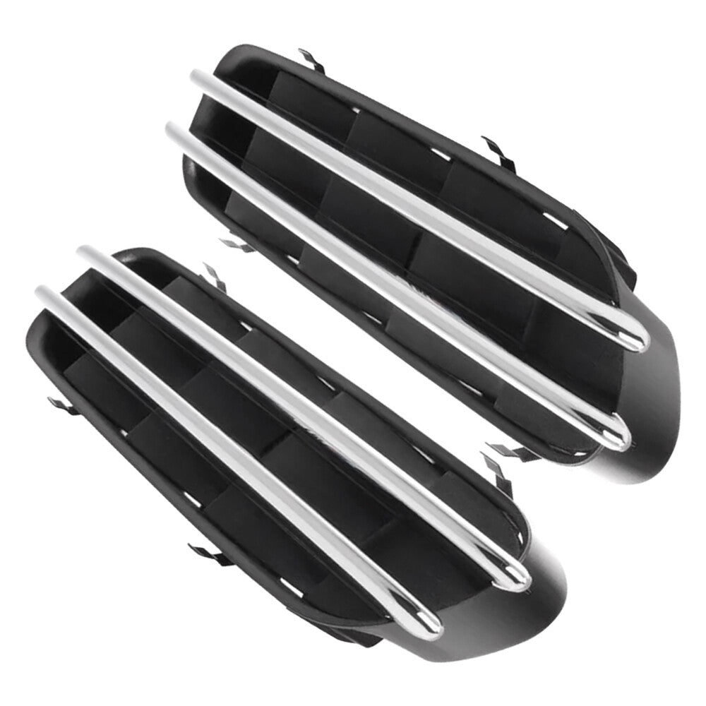 2x LH  RH Side Wing Fender Grille Cover Trim Fits For 5 Series E39 E60 E61 M5