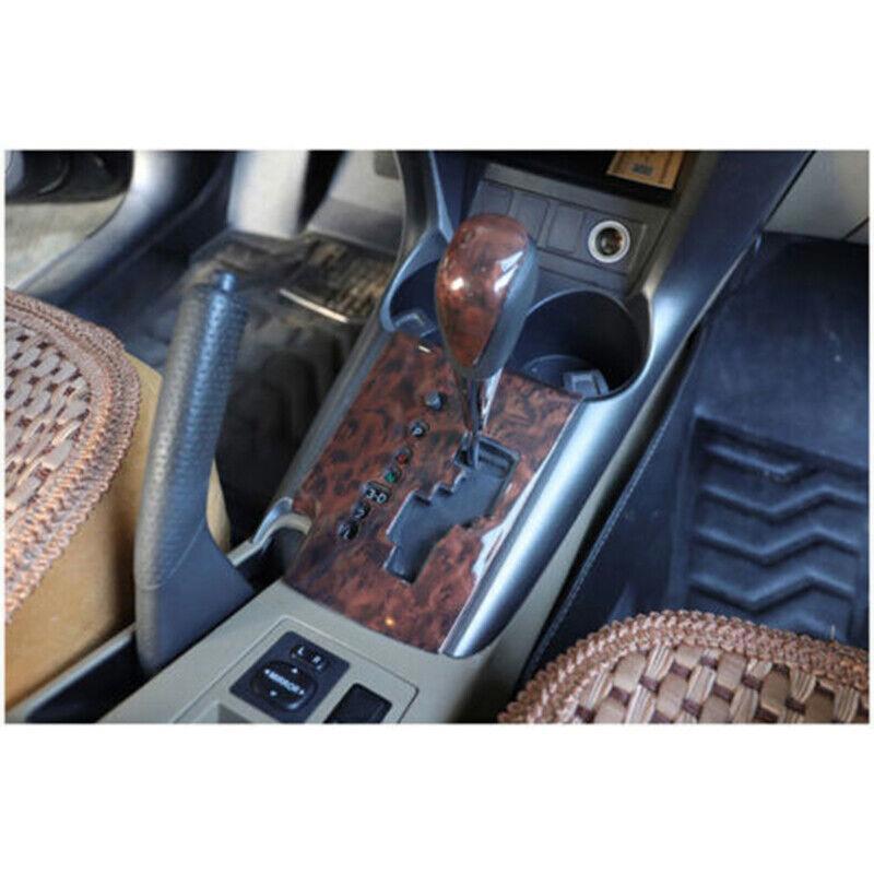 for Toyota RAV4 06-2012 Wood Grain Inner Console Gear Shift Frame Cover Trim 2X