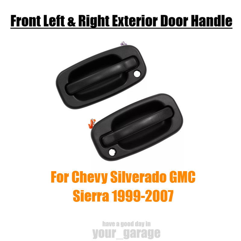 Front Left Right Exterior Door Handle For Chevy Silverado for GMC for Sierra 1999-2007