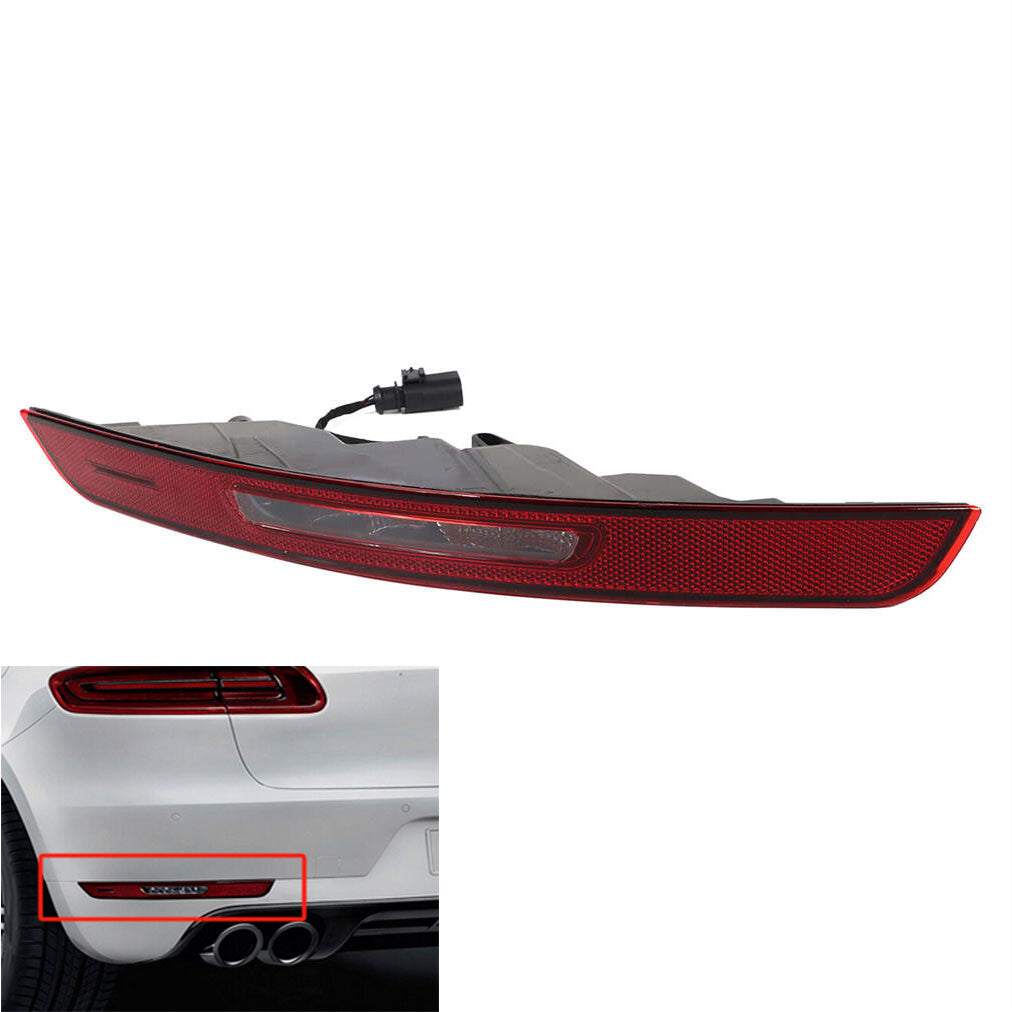 1-Rear Left Bumper Stop Lamp Light Reflector For Macan14-20 95B945725J n