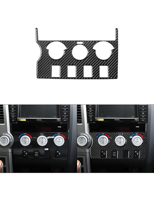 1Central A/C Control Panel Type A Trim Carbon Fiber For Tundra 2007-2013 n