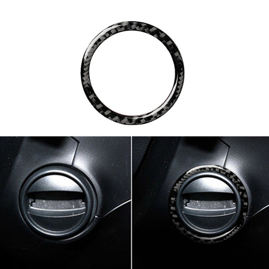 Carbon fiber ignition ring trim for BMW 5 Series E60 2005-2011