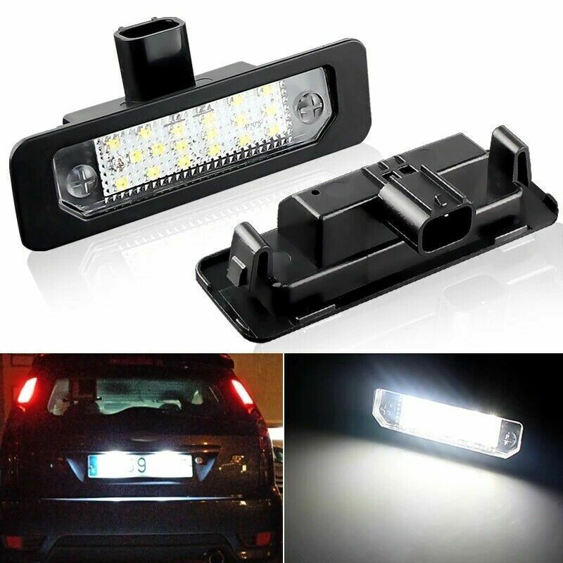 2 x License Plate Light LED White Lamp  for ford  Flex Taurus for Mustang Focus Edge Q