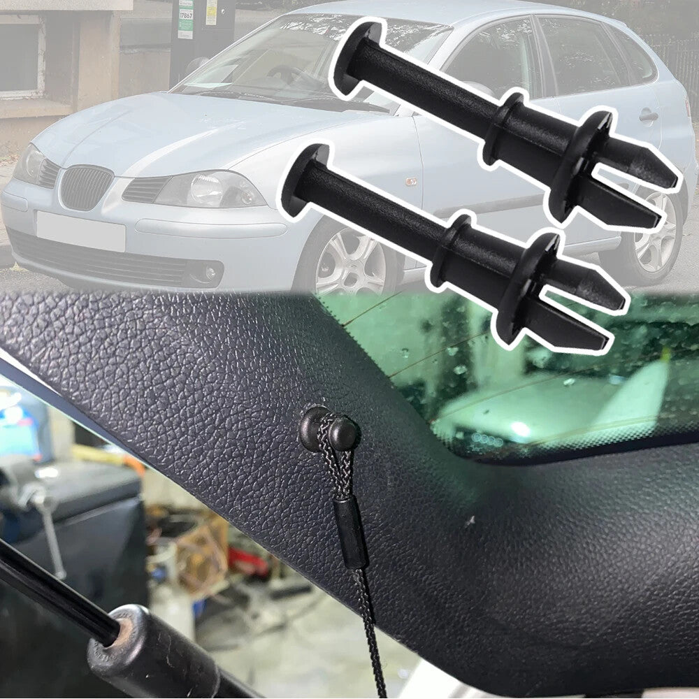 2X for SEAT Ibiza MK3 6L MK4 MK5 Boot Trunk Parcel Shelf Tray String Clips Hook