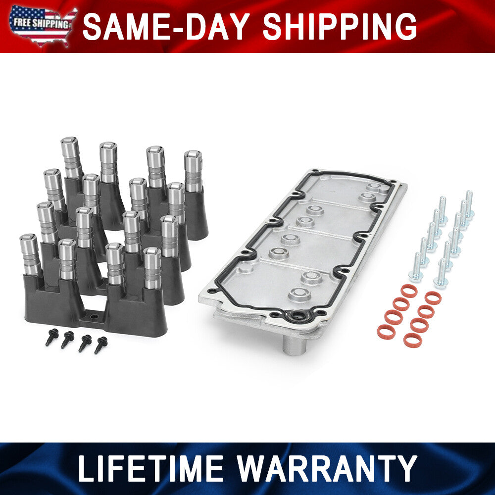 Valley Cover + Lifters DOD NON-AFM Kit for Chevy 2007-2013 GM LS 5.3L 6.0L 6.2L