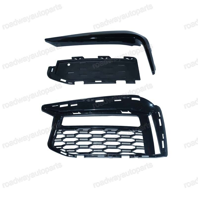 3Pcs Left Fog Light Trim Cover Bezel Fit for BMW 5 Series G38 M Sport 2018-2020