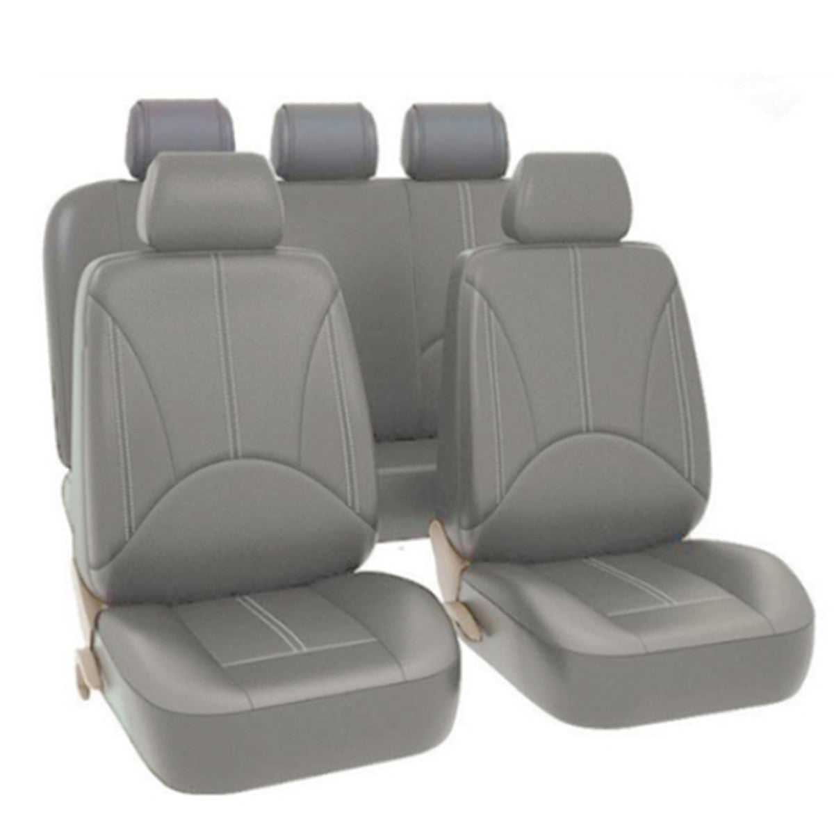 9x Accessory Breathable Car 5 for Seat Covers Full Set Front Rear Cushion Protector