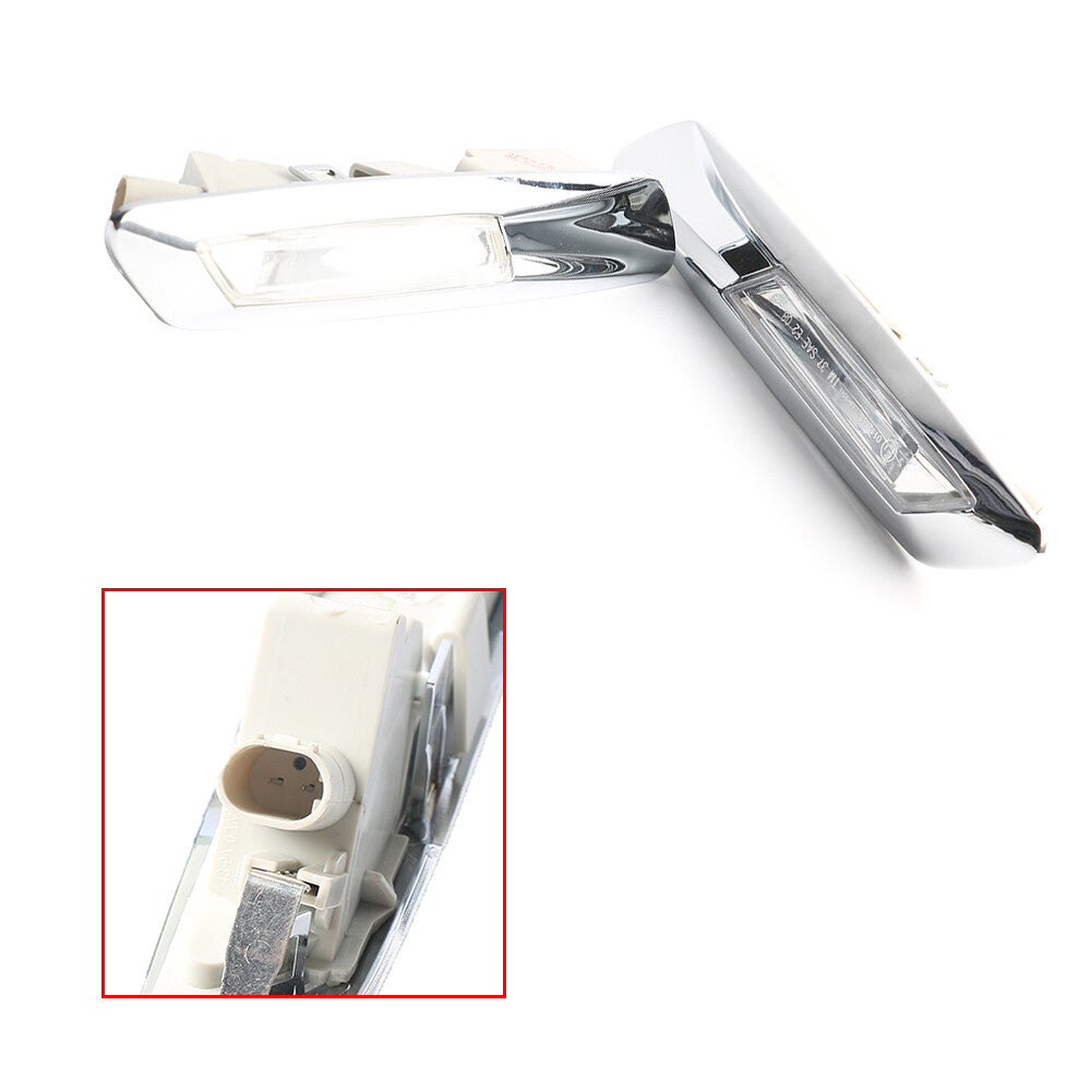 2Pcs Left Right Side Turn Indicator Lamp Signal For 2011-2013 528i 525i 550i