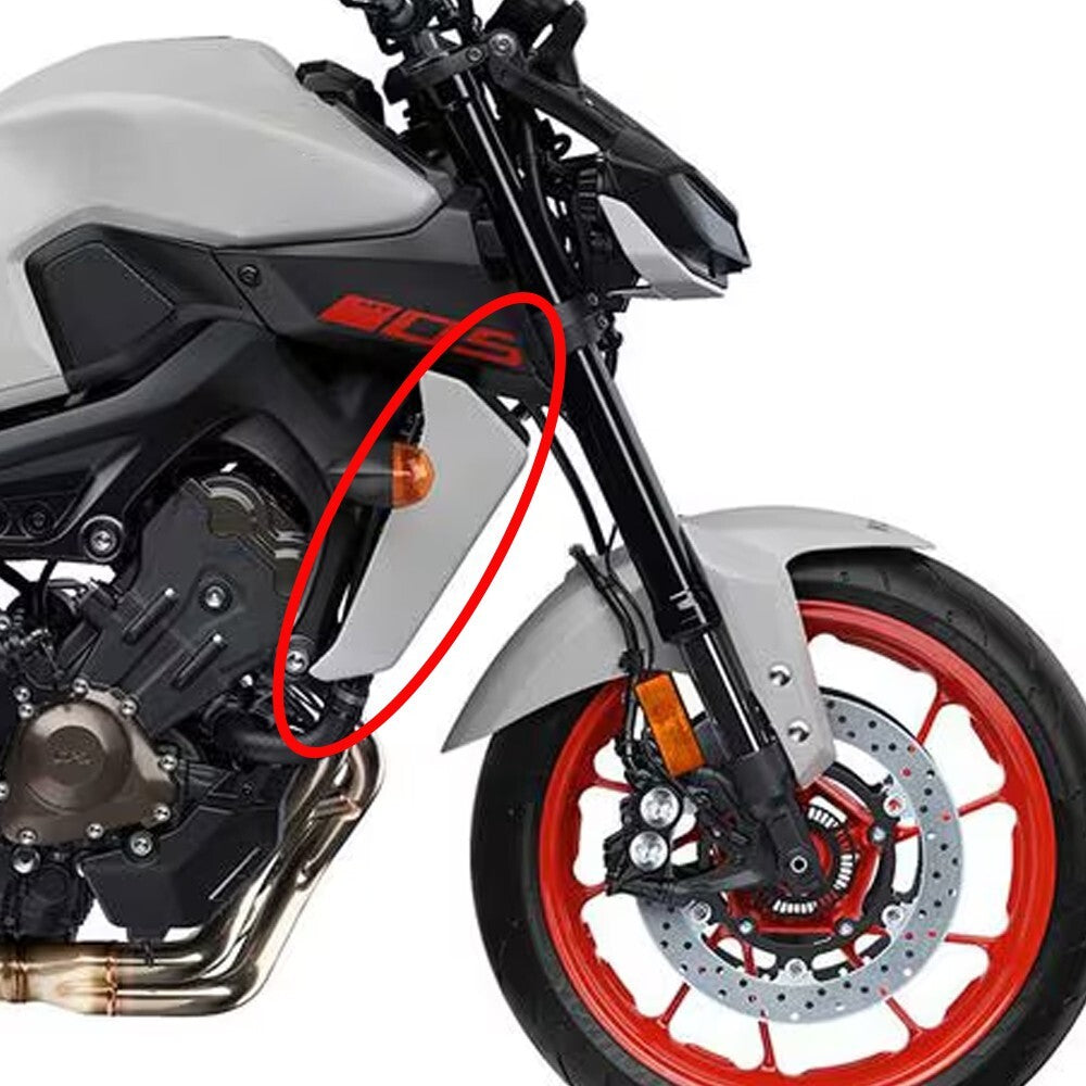 Real Carbon Fiber For 2017 - 2020 MT09 FZ09 Radiator Side Cover , Radiator Guard Q