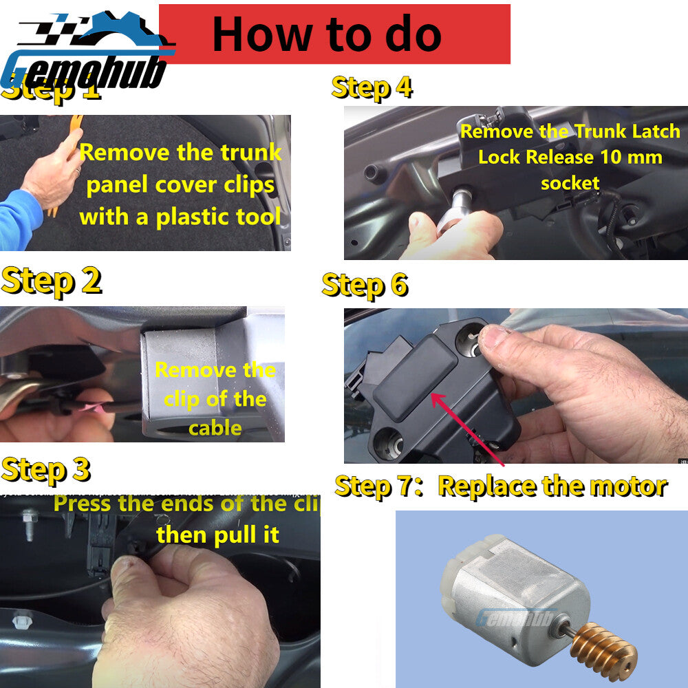 Power Trunk Lock Latch motor for 2005-2013 for Land Rover for Range Rover Sport L320