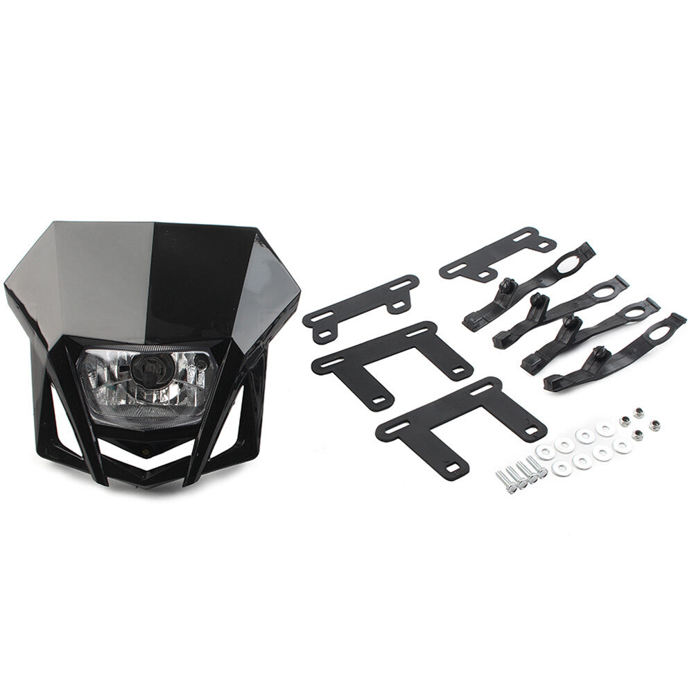 Dirt Bikes 12V H4 Headlight Fairing for Kawasaki KLX XR CRF DRZ RMZ for Yamaha Q