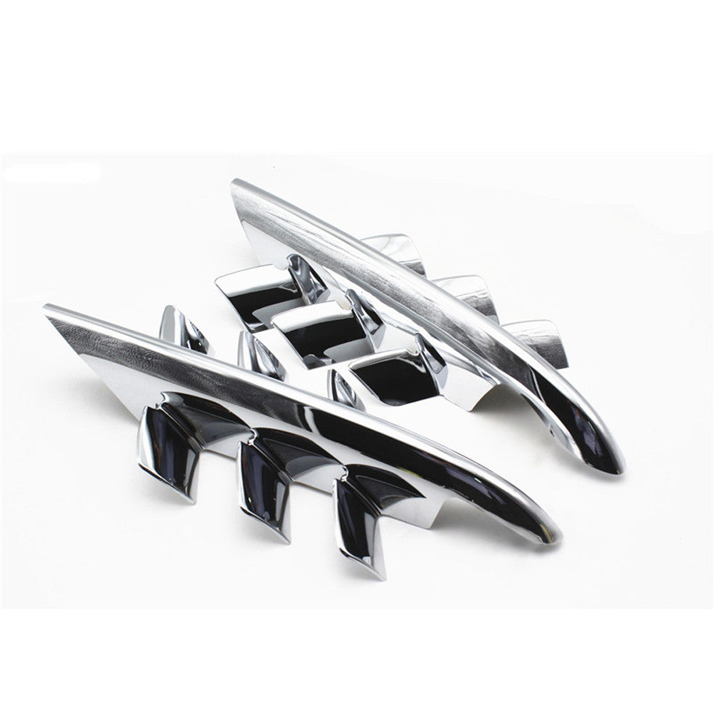 for Honda Goldwing GL1800 2001 - 2011, chrome gill rectifier accents. n