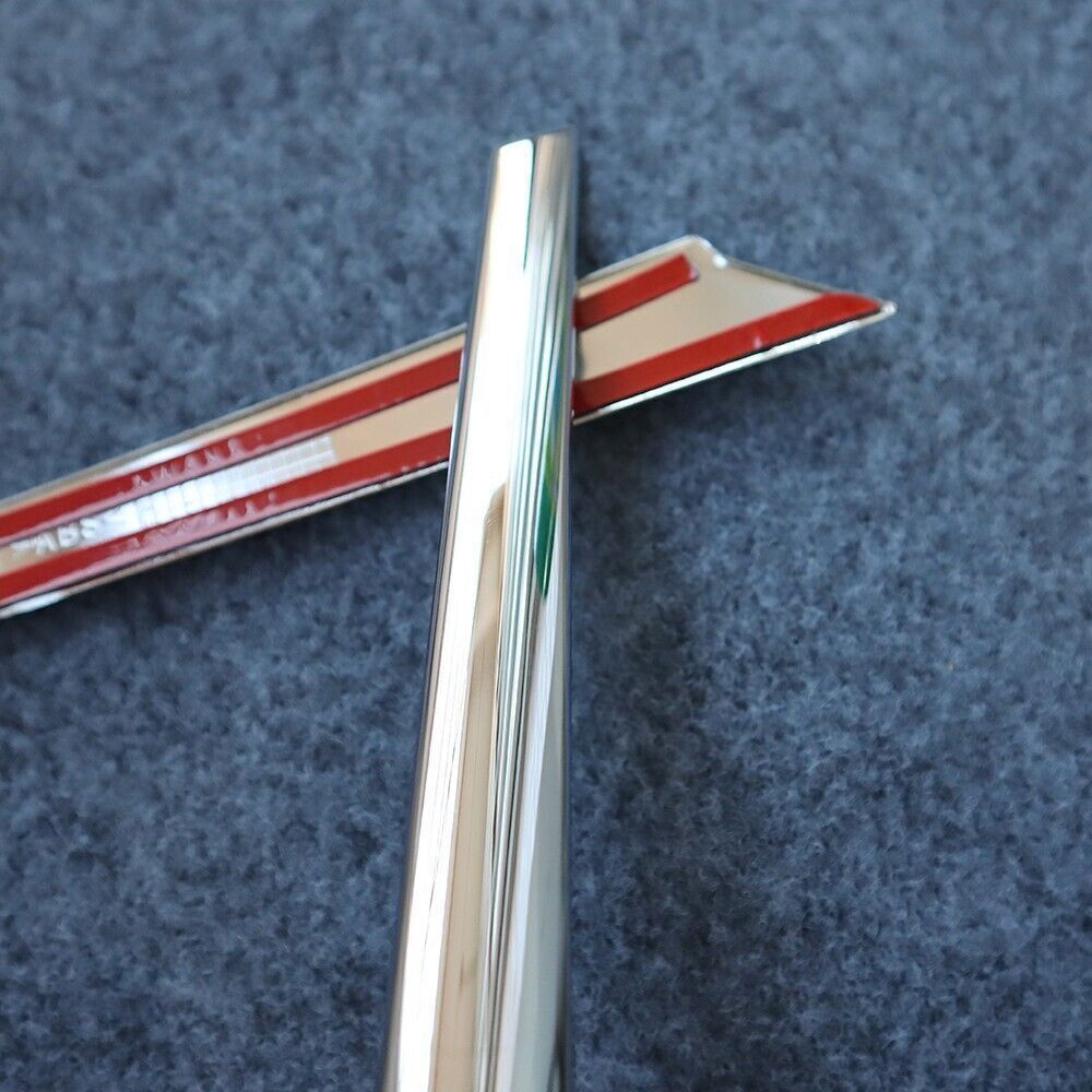 2X ABS Chrome Rear Tail Trunk Molding Cover Trim For 2020-2024 for Mazda CX-30 CX30