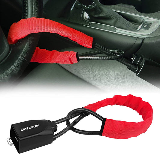 Universal Steering Wheel Lock Anti-Theft Security System Car Truck SUV Auto Lock Q