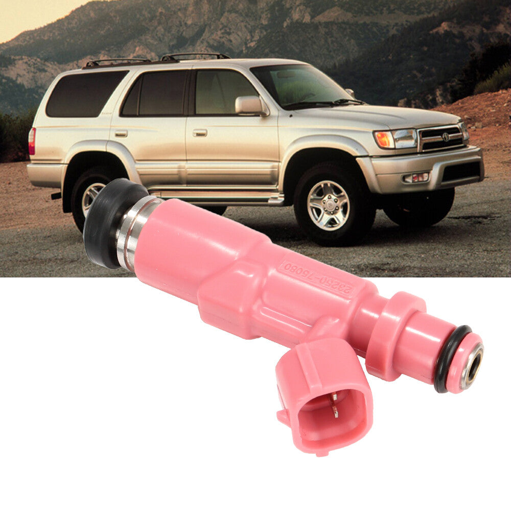 23250-75080 4X Fuel Injectors for Toyota Tacoma 2.4L 2.7L 1999-2004 4Runner US