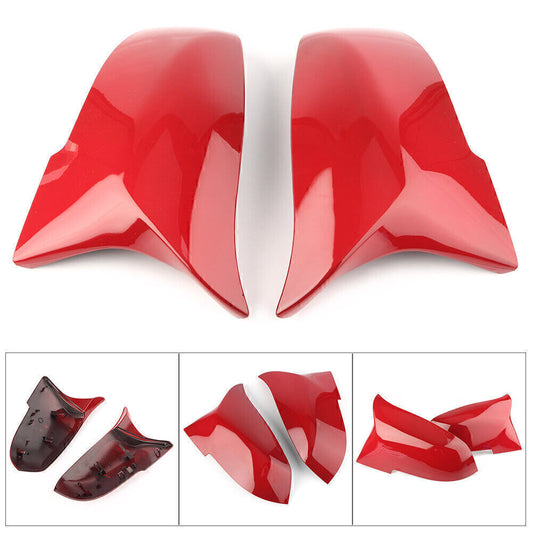 2pcs Rear View Side Mirror Cover Trim for BMW F30 F31 F32 F35 E84 ABS Q