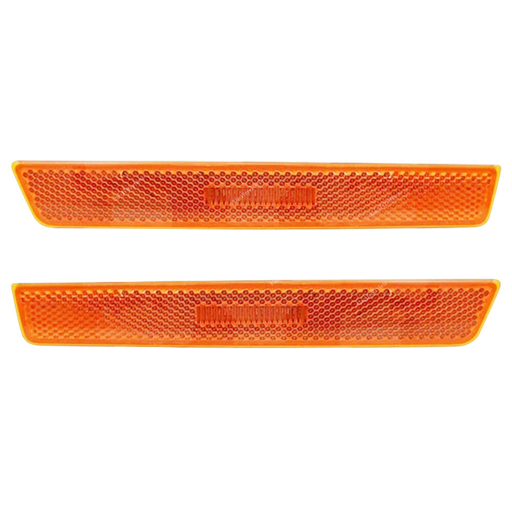 Pair Left +Right Front Bumper Side Marker Lamps For 2015-2019 for Dodge for Challenger