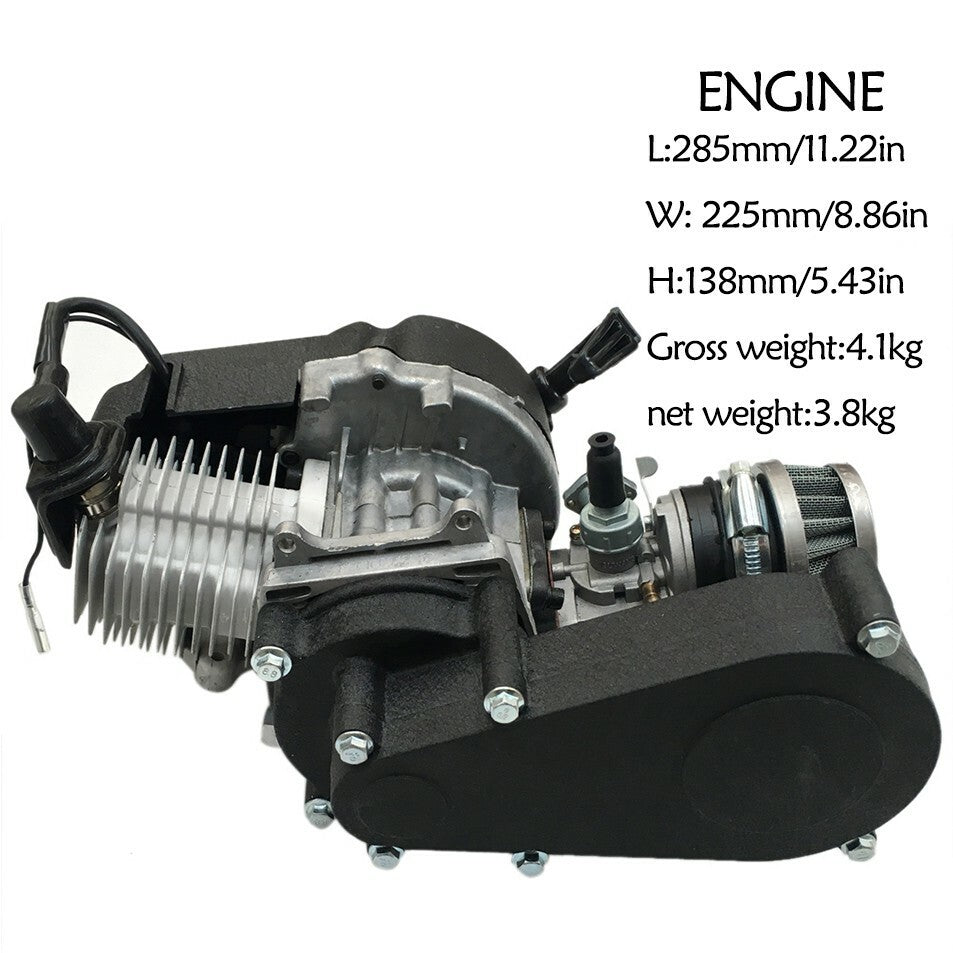 49cc 2 Stroke Engine Motor Kit for Mini Dirt Pocket Bike Scooter Chopper Go Kart