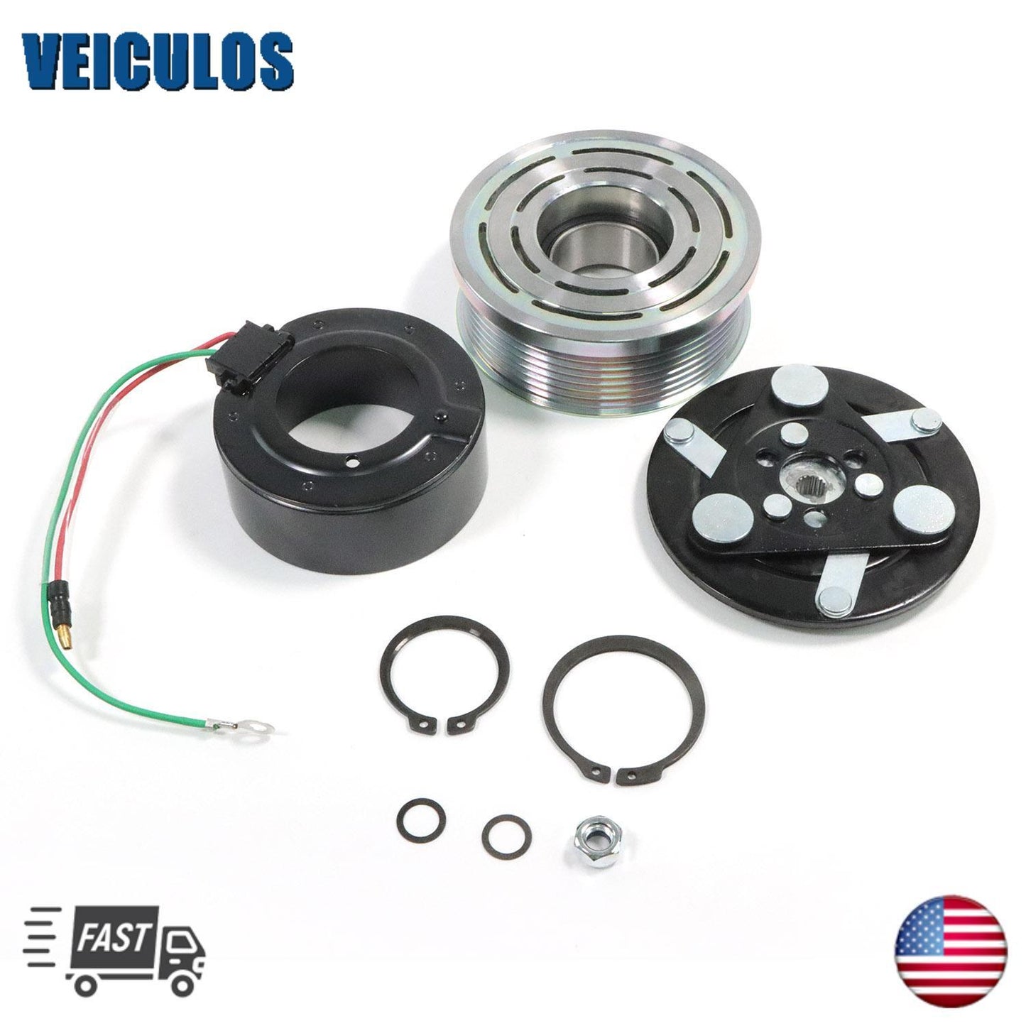AC A/C Compressor Clutch Kit Fits for Honda for Civic 2006 2007 2008 2009 2010 2011 1.8L