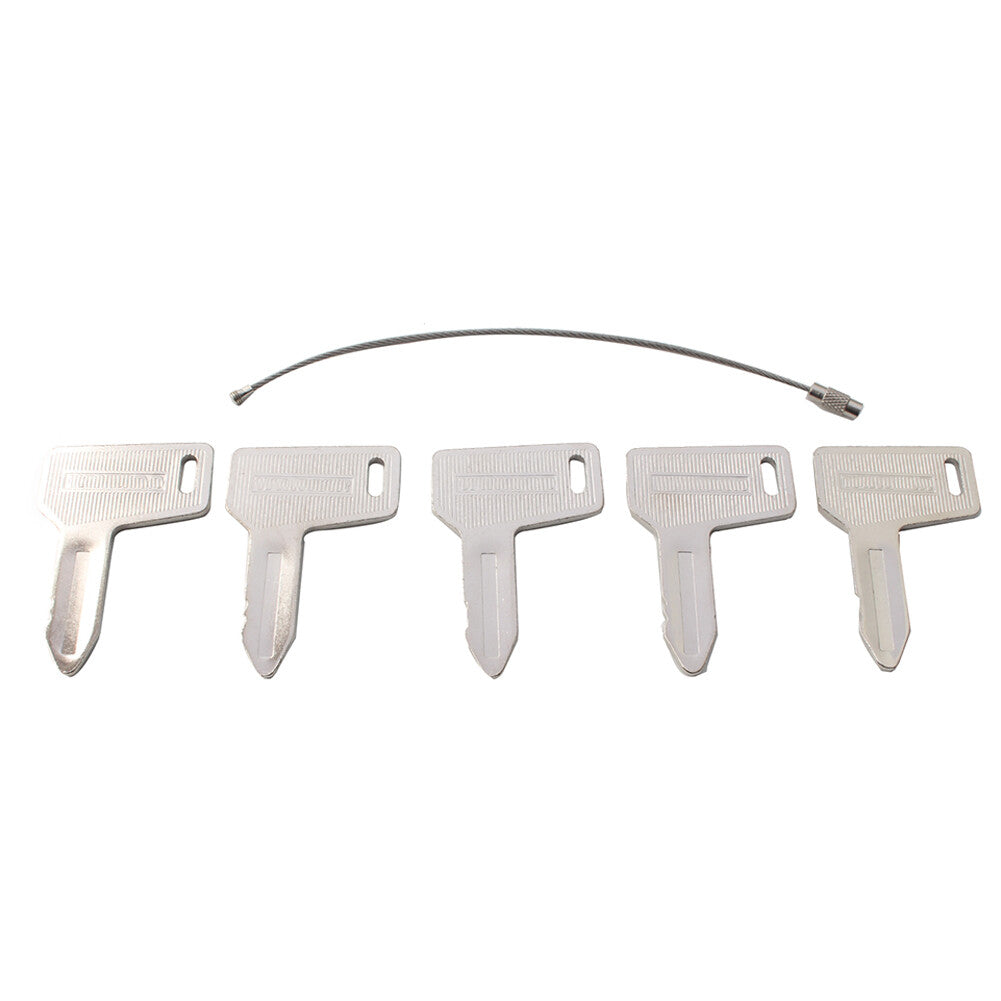 Ignition Keys w/Ring 301 AT110583 RG60472 For Yanmar #933110-00301 Metal 5PCS wa Q