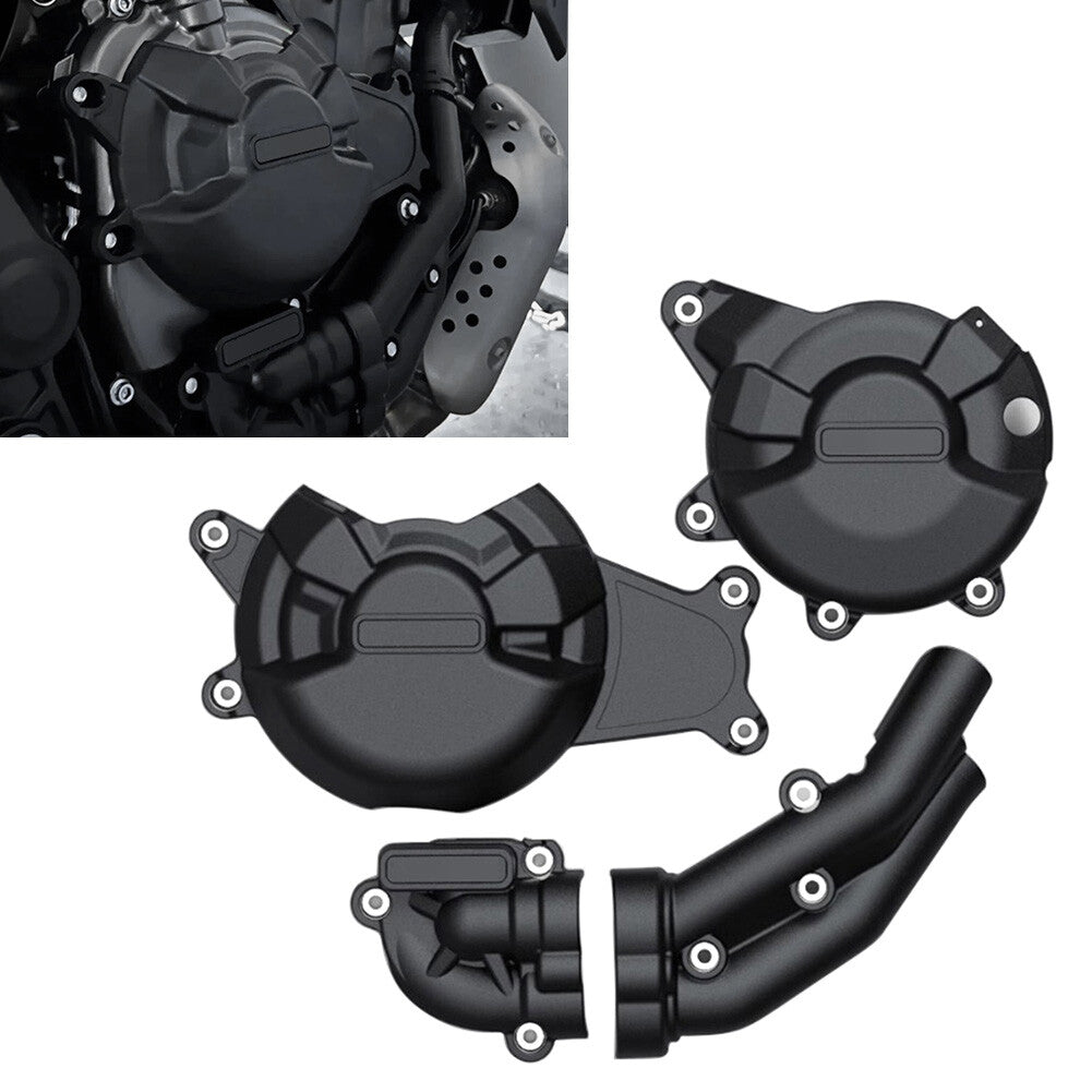 Motorcycle Engine Cover for Yamaha MT-07 XSR700 FZ-07 MT07 Tracer 2014-24 Black Q