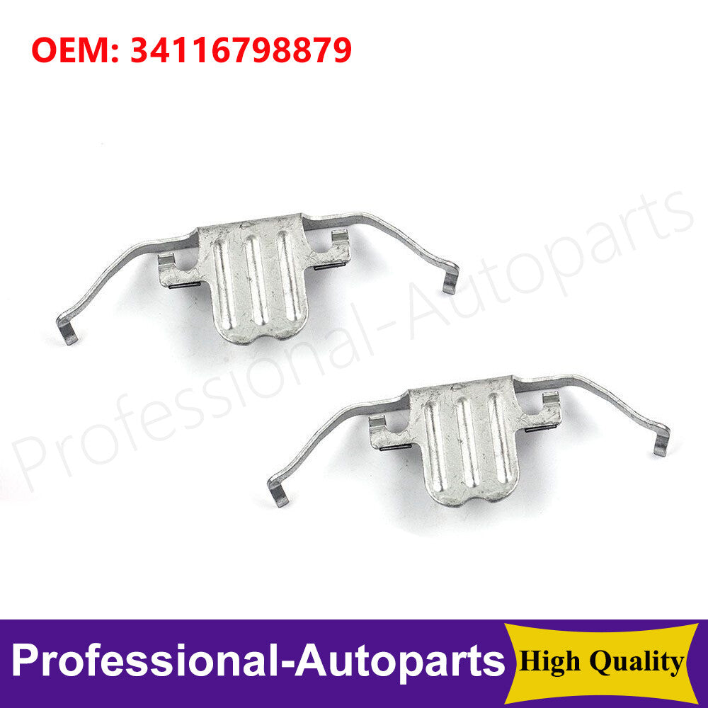 2PCS Brake Caliper Spring 34116798879 for BMW X1 Z4 E60 E61 E81 E82 E84 Q