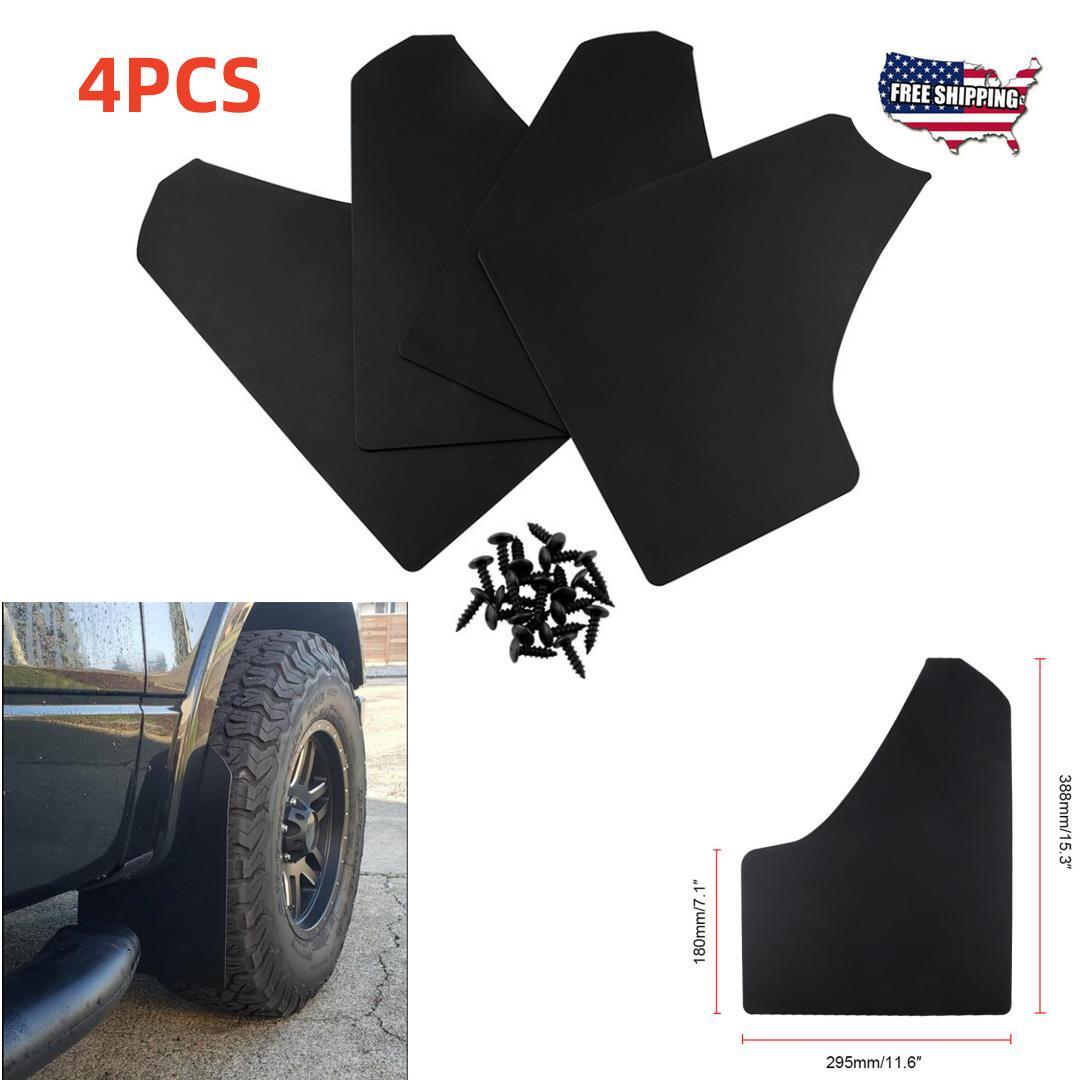 4X Universal Mudflaps Mud Flaps Splash Guards Mudguard Car Pickup for SUV Van Truck Q