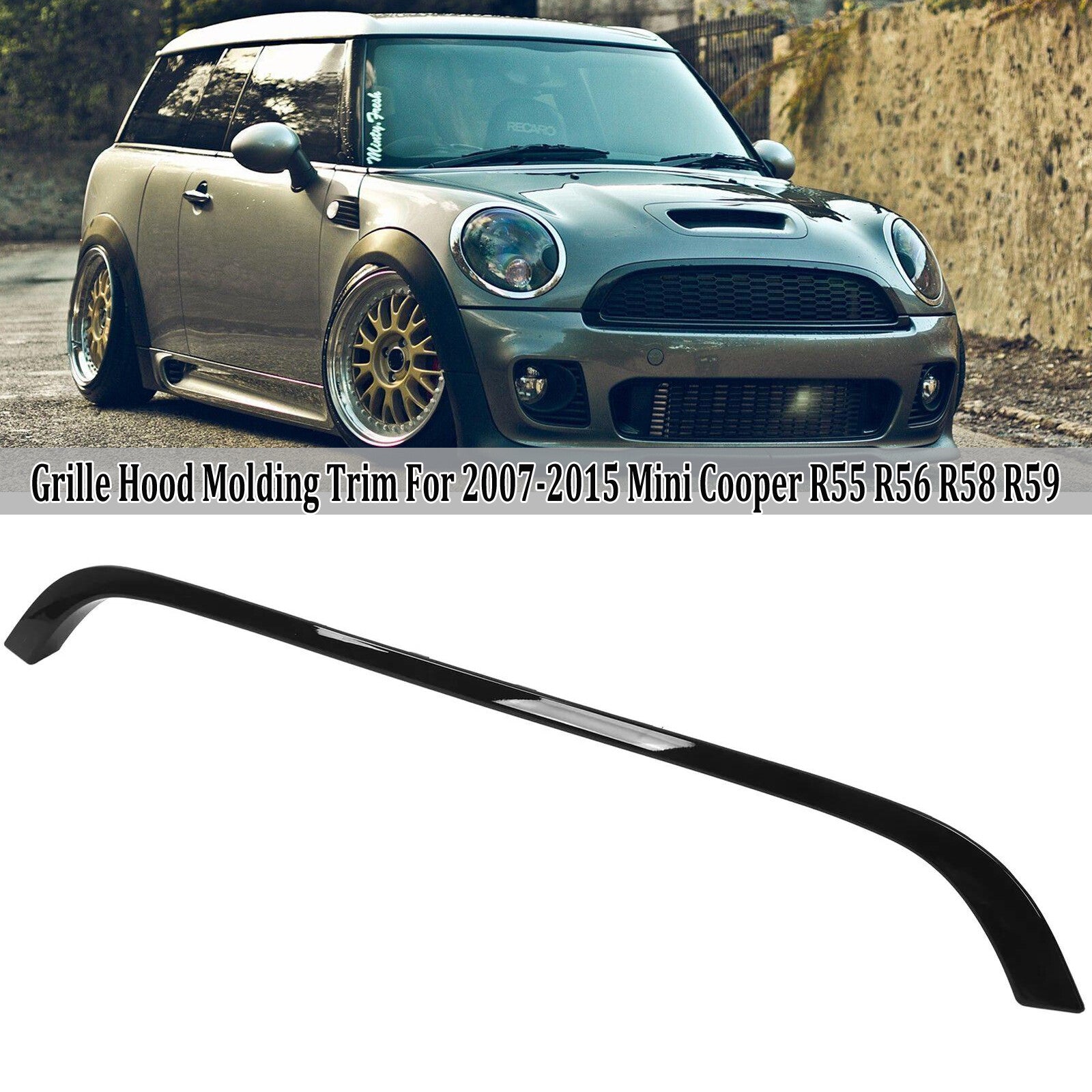Upper grille cover molding trim suitable for 2007-15 for Mini Cooper R55/56/58/59 51132751040