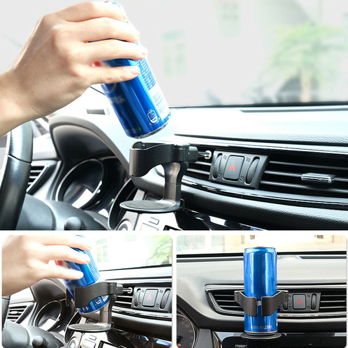 Car Truck Cup Holders Air Vent Drink Bottle Coffee Ashtray Mount Stand ABS