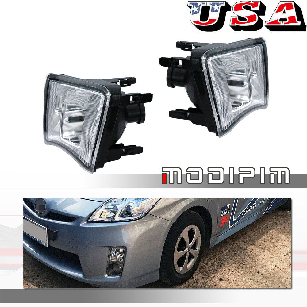 Pack Clear Front Bumper Trim Cover for 2010 for Prius Turn Signal Light - v