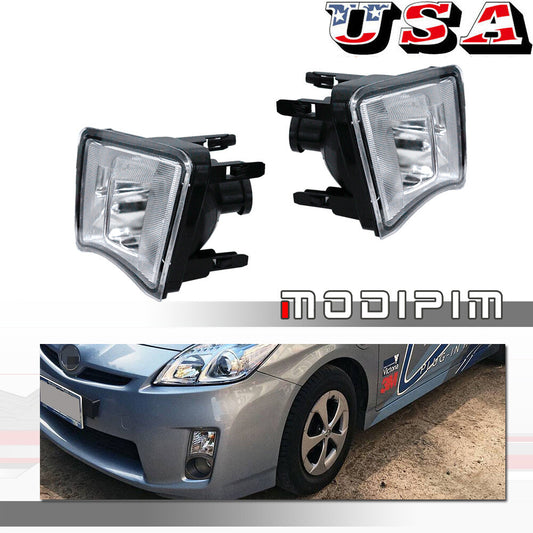 Pack Clear Front Bumper Trim Cover for 2010 for Prius Turn Signal Light - v