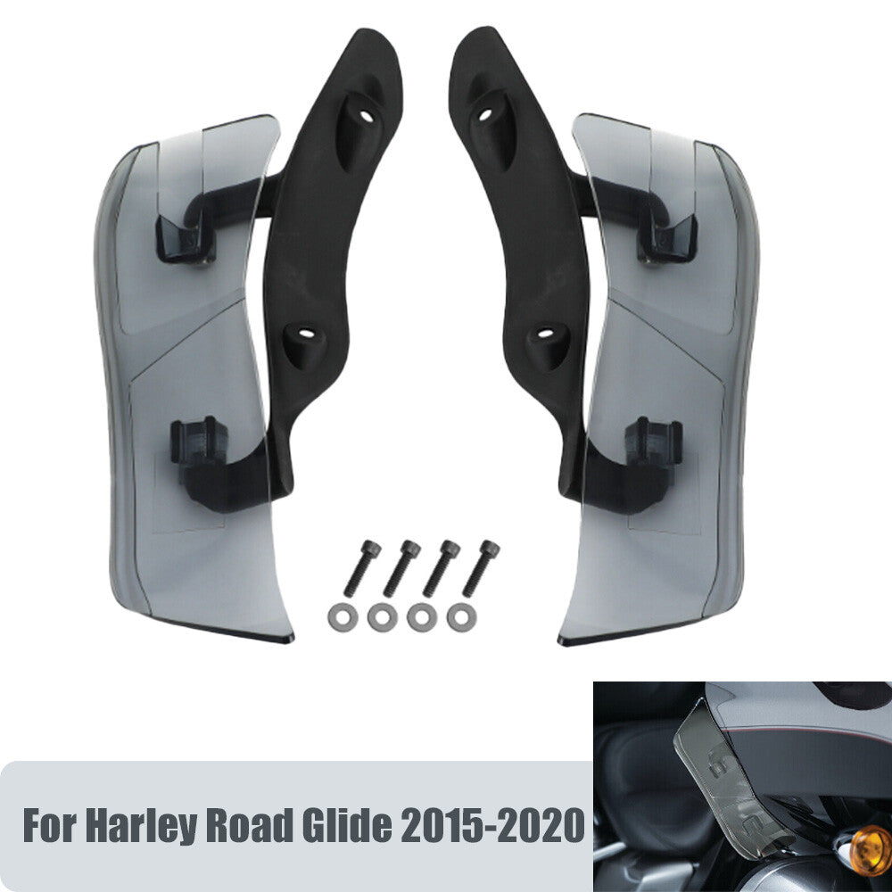 Smoke Side Wings windshield fairing suitable for Harley Road Glide 2015 - 2020 - n