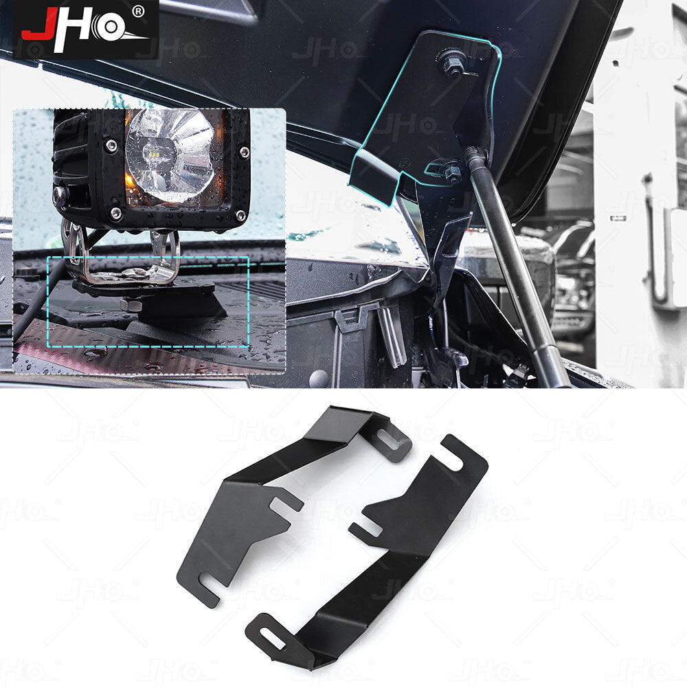 for Ford F-150/ 2021-2022 2023 2024 Hood Ditch Light LED Mounts Brackets