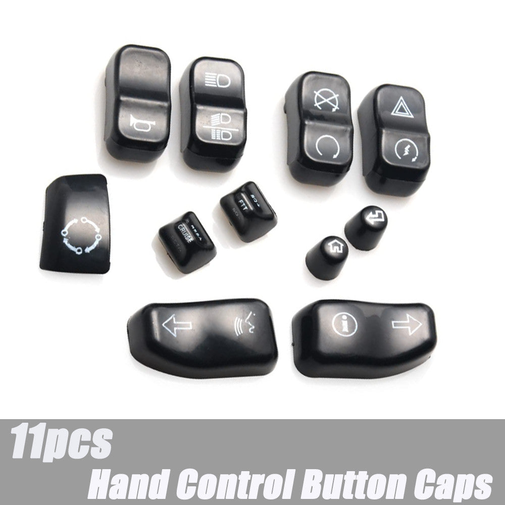 11-Piece Manual Switch Button Cover Kit for Harley-Davidson 2014-2023 n