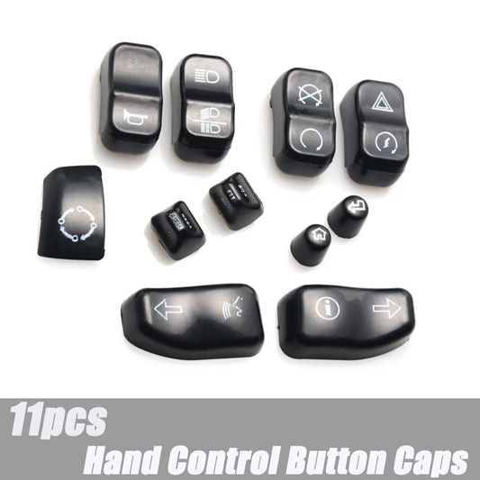 11-Piece Manual Switch Button Cover Kit for Harley-Davidson 2014-2023 n