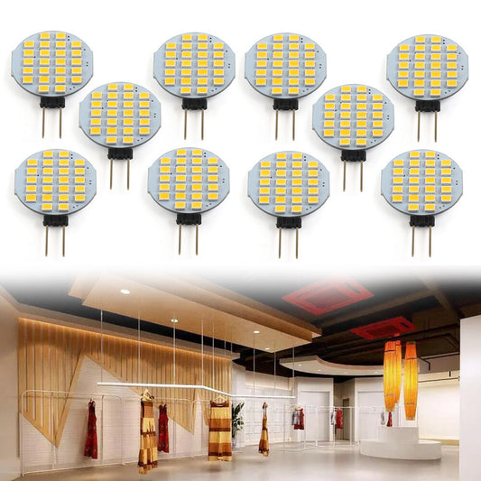 G4 Socket LED Lamp 2835 SMD 24 LED Bulb Warm White Light For Car Truck Boat