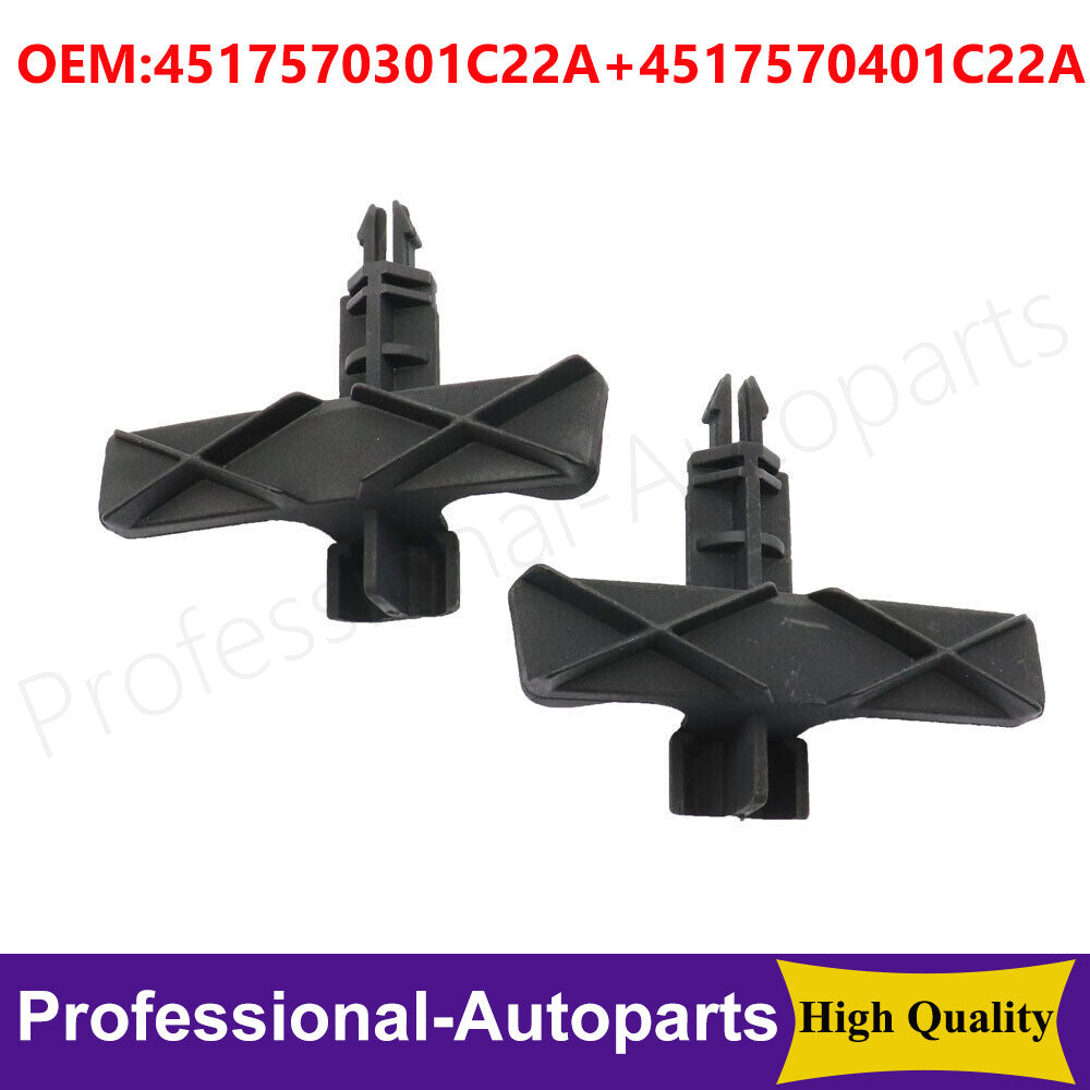 1 pair of front cover locking mechanisms, suitable for both left and right sides. Fortwo 2008-2012