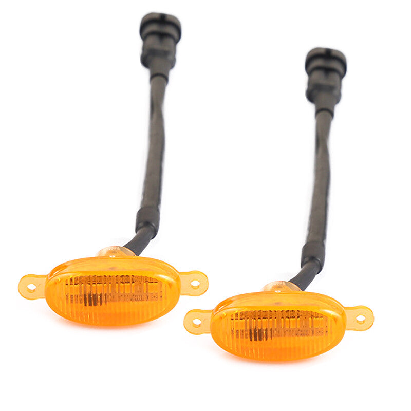 Yellow Lens Amber LED Front Grille Running Light Lamp Fit for v