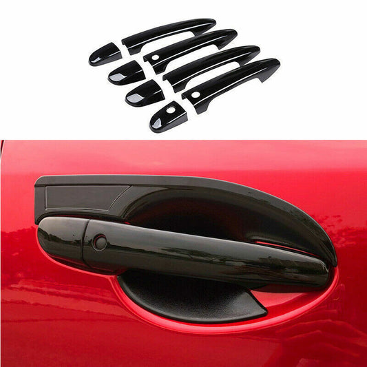 for Mazda 6 Atenza 2017-2019 Bright Black Outside for Smart Door Handle Cover Trims