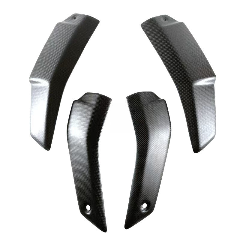 100%Carbon Fiber Radiator Cover Guard Side Fairing for Ducati V4 S V2 2020-2023