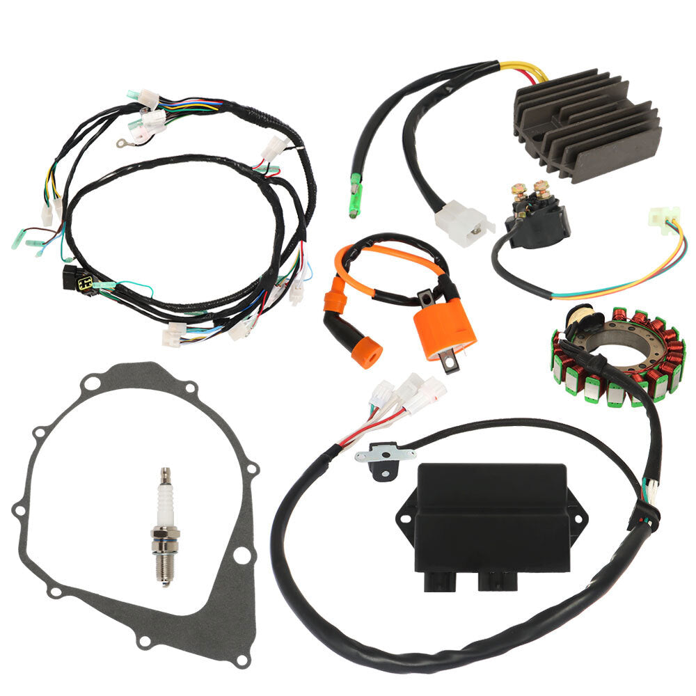 Wiring harness ignition coil CDI stator + gasket for Yamaha Warrior 350 YFM350X- n