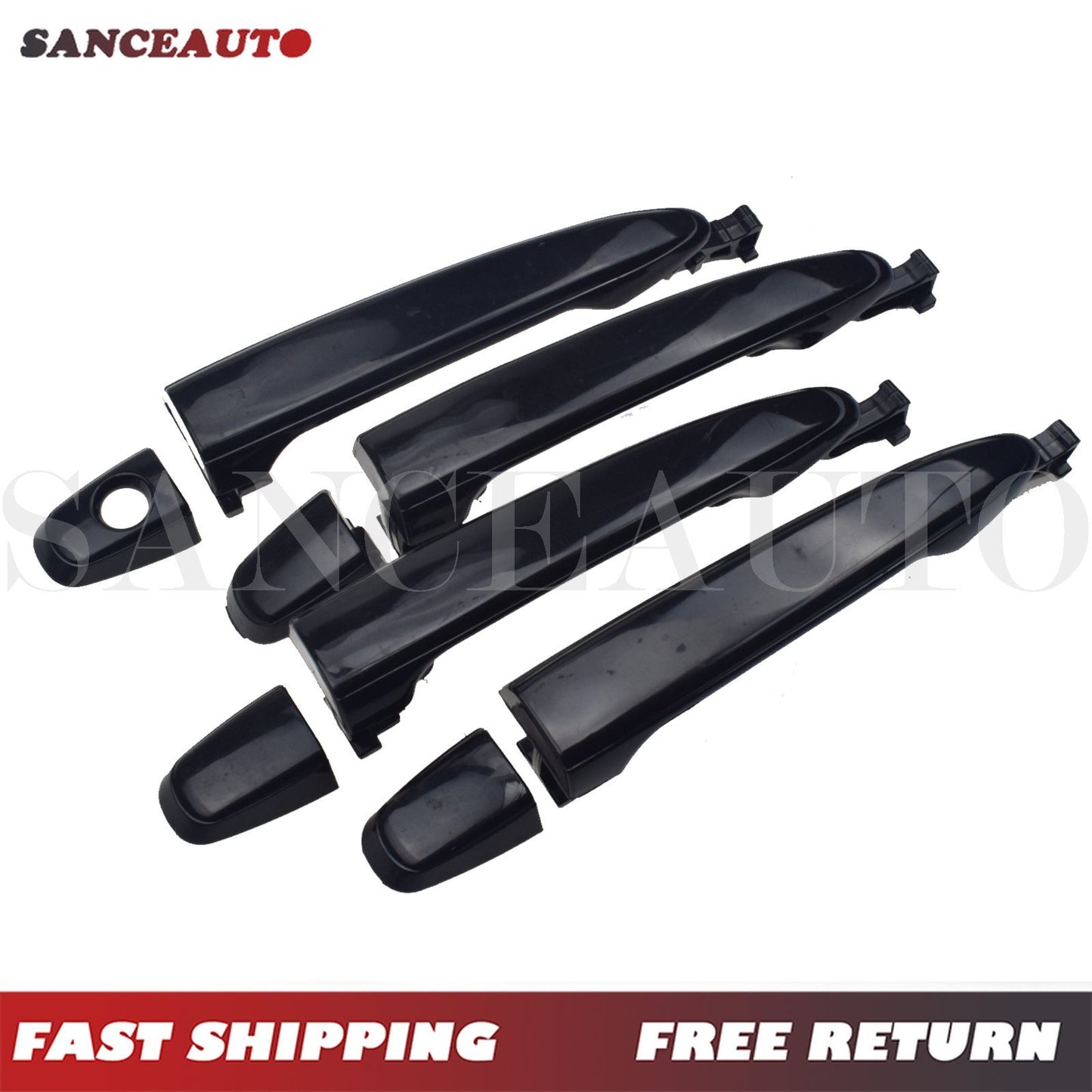 4-piece set of front and rear LH right-hand door handles suitable for 2004-2010 Siena (new models). n