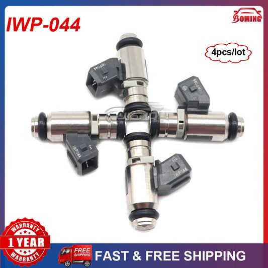 IWP-044 new 4-Piece Fuel Injector for Volkswagen Pointer Pickup 1.6L and 1.8L Engines (1998-04-)