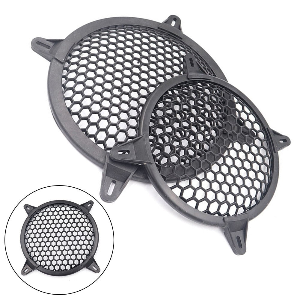 2pcs 12 inches Speaker Grill ABS Mesh Audio Subwoofer Guard Protector Cover