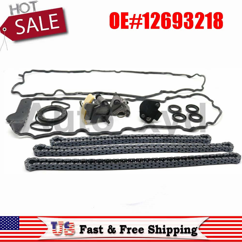 US Engine Timing Chain Kit 12693218 for Chevrolet Equinox/Camaro/Impala/Terrain Q