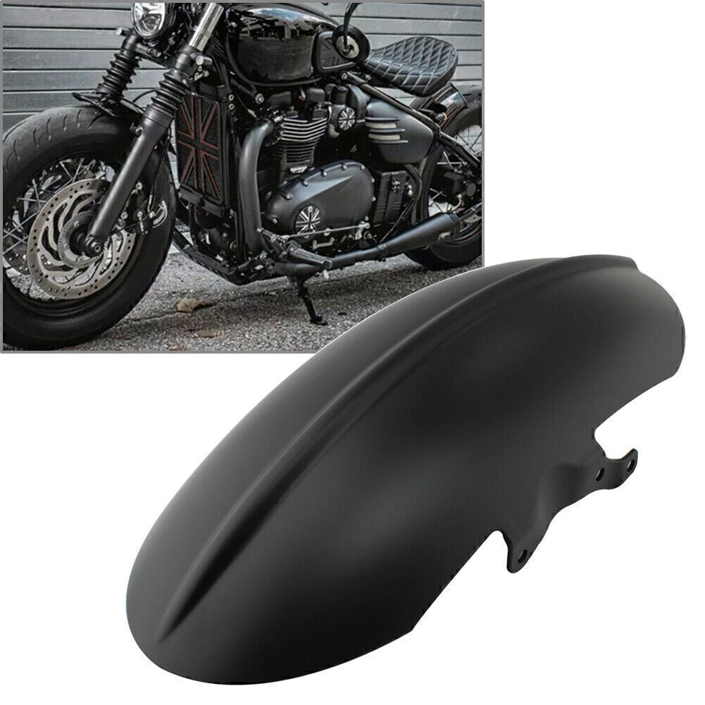 Matte Balck Short Front Mudguard Fender Guard for Bobber Speedmaster Q