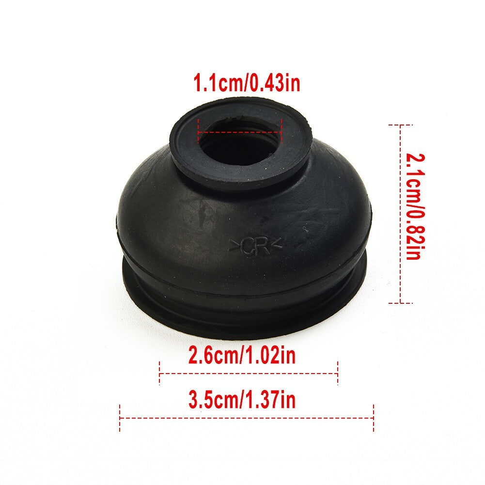 Ball Joints Dust Cover Dust Boot Gaiters Tie Rod End Black Car Maintenance v